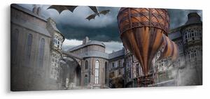 Kép - szürreális táj (120x50 cm)