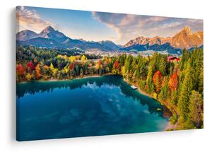 Kép - Urisee-tó, Ausztria (90x60 cm)