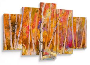 Kép - őszi erdő (150x105 cm)