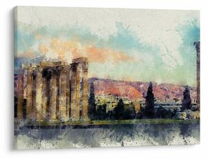 Kép - akropolisz, Athens, Görögország (70x50 cm)