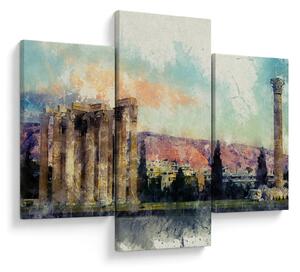 Kép - akropolisz, Athens, Görögország (90x60 cm)