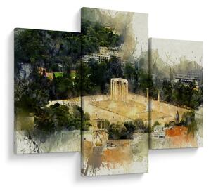 Kép - Zeusz temploma, Athén, Görögország (90x60 cm)