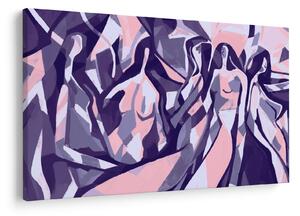 Kép - absztrakt nők (90x60 cm)