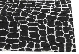 Fekete és fehér szőnyeg 300 x 400 cm PUNGE