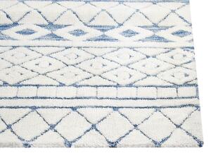 Fehér és kék szőnyeg 160 x 230 cm MARGAND