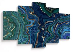 Kép - zöld-kék márvány (150x105 cm)