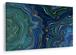 Kép - zöld-kék márvány (90x60 cm)