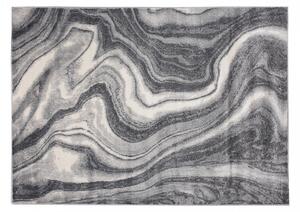 Lydia Modern sötét szürke szőnyeg absztrakt mintával Szélesség: 60 cm | Hossz: 100 cm