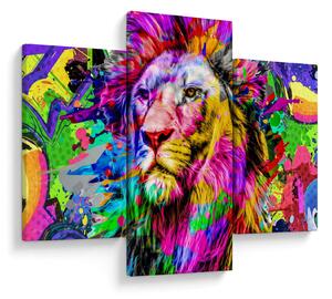 Kép - Oroszlán 3D-s képe (90x60 cm)