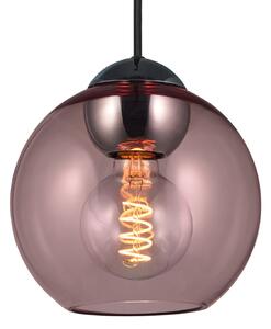 Függőlámpa Halo Design, BUBBLES, dimmable, Rózsaszín / Rosé, Nappali, Üveg, Dizájn