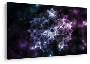 Kép - Lótusz mandala az űrben (90x60 cm)
