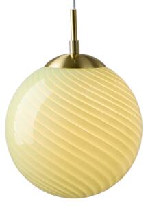 Függőlámpa Halo Design, CANDY BALL, dimmable, Zöld, Nappali, Üveg, Dizájn