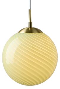 Függőlámpa Halo Design, CANDY BALL, dimmable, Zöld, Nappali, Üveg, Dizájn