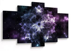 Kép - Lótusz mandala az űrben (150x105 cm)