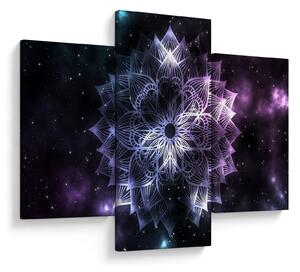 Kép - Lótusz mandala az űrben (90x60 cm)
