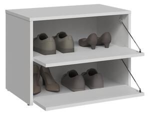 Aldabra Modo cipősszekrény, 44x60x36 cm, fehér