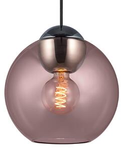 Függőlámpa Halo Design, BUBBLES, dimmable, Rózsaszín / Rosé, Nappali, Üveg, Dizájn