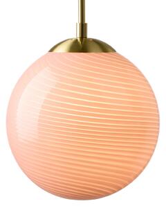 Függőlámpa Halo Design, CANDY BALL, dimmable, Rózsaszín / Rosé, Nappali, Üveg, Dizájn