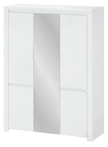 Ruhásszekrény Lafer 5D (fehér) (tükörrel). 1034097