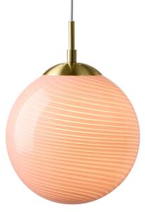 Függőlámpa Halo Design, CANDY BALL, dimmable, Rózsaszín / Rosé, Nappali, Üveg, Dizájn