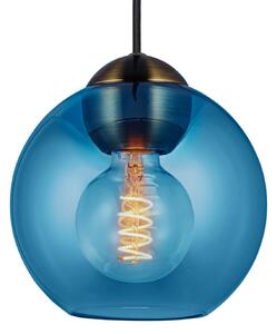 Függőlámpa Halo Design, BUBBLES, dimmable, Kék, Nappali, Üveg, Dizájn