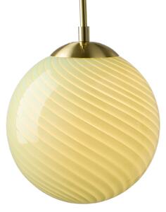 Függőlámpa Halo Design, CANDY BALL, dimmable, Zöld, Nappali, Üveg, Dizájn