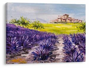 Kép - Provence, franciaország, olajfestmény (70x50 cm)