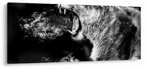 Kép - nőstény oroszlán portré (120x50 cm)