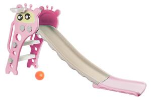 Aga4Kids Csúszda fogantyúval 120 cm DS3702 Rózsaszín