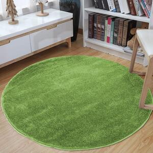 Kerek szőnyeg, zöld színű Szélesség: 100 cm | Hossz: 100 cm