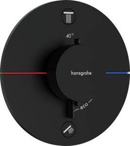 Zuhany és fürdő csaptelep Hansgrohe ShowerSelect Comfort S vakolat alatti rész nélkül matt fekete 15554670