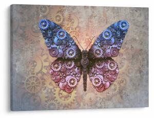Kép - Steampunk pillangó (70x50 cm)