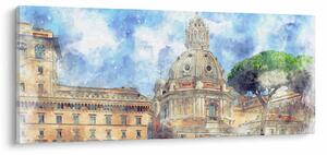 Kép - Santa Maria di Loreto temploma, Róma, Olaszország (120x50 cm)