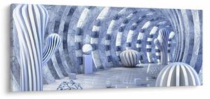 Kép - 3D absztrakció (120x50 cm)