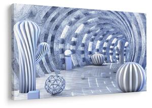 Kép - 3D absztrakció (90x60 cm)