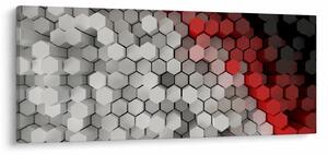 Kép - 3D hatszögek (120x50 cm)