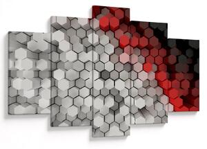 Kép - 3D hatszögek (150x105 cm)
