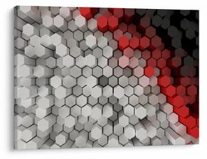 Kép - 3D hatszögek (70x50 cm)