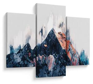 Kép - Absztrakt hegy (90x60 cm)