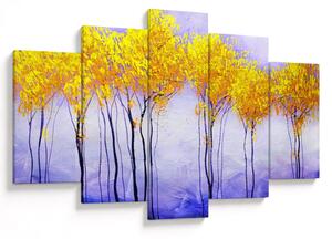 Sárga fák képe (150x105 cm)