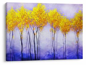Sárga fák képe (70x50 cm)