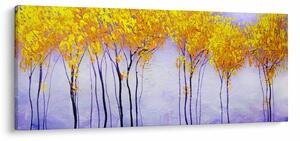 Sárga fák képe (120x50 cm)