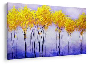 Sárga fák képe (90x60 cm)