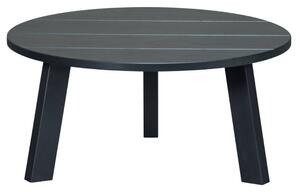 WOOOD - Benson lerakóasztal, Ø80cm, fenyő, fekete