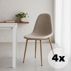 Avenberg RIVA Étkezőszék szett - 4db, bézs