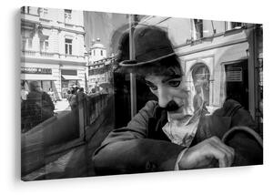 Kép - Charles Chaplin, Prágában (90x60 cm)