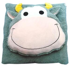 Gyerek párna CUDDLI FRIENDS 70x70 cm plüss - több színben Termék színe: Szürke