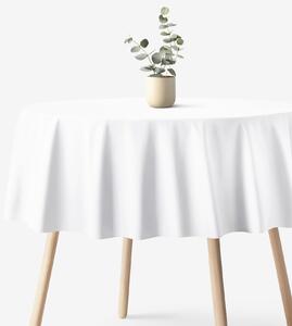 Goldea kör alakú pamut terítő - fehér Ø 140 cm