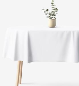 Goldea ovális terítő - extra erős 100% - os pamut - fehér 140 x 220 cm