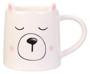 Bögre, kutya mintás, kerámia, fehér - fekete - NOUNOURS